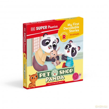 DK Super Phonics My First Decodable Stories Pet Shop Panda - Dk [KSIĄŻKA]