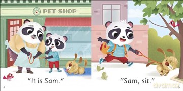 DK Super Phonics My First Decodable Stories Pet Shop Panda - Dk [KSIĄŻKA]
