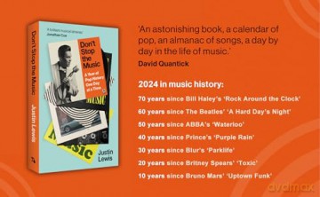 Don't Stop the Music: A Year of Pop History, One Day at a Time - from 1894 to the present - Justin Lewis [KSIĄŻKA]