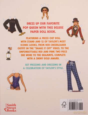 Dress Up Taylor: A Taylor Swift paper doll book featuring her iconic eras - Julia Murray [KSIĄŻKA]