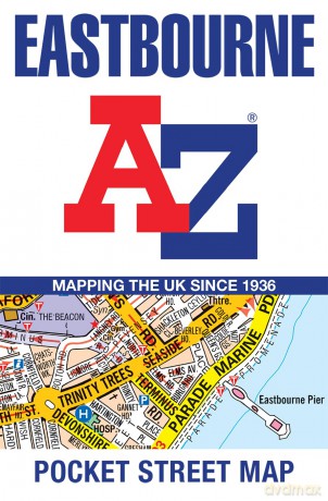 Eastbourne A-Z Pocket Street Map - A-Z Maps [KSIĄŻKA]