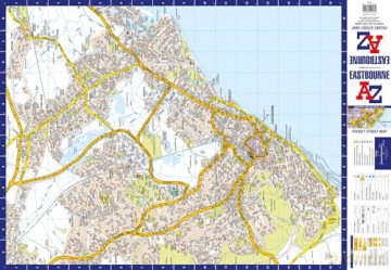Eastbourne A-Z Pocket Street Map - A-Z Maps [KSIĄŻKA]