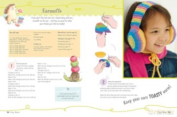 Easy Knitting for Kids: 35 easy and fun knitting projects for children aged 7 years + (Easy Crafts for Kids) - Cico Kidz [KSIĄŻKA]