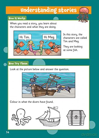 English Activity Book for Ages 4-5 (Reception) (CGP Reception Activity Books and Cards) [KSIĄŻKA]