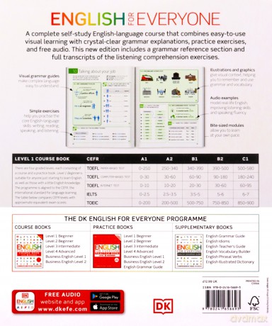 English for Everyone Course Book Level 1 Beginner: A Complete Self-Study Programme (DK English for Everyone) - Dk [KSIĄŻKA]