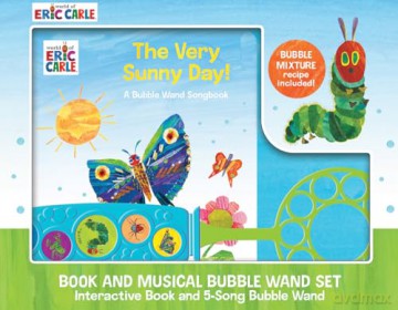 Eric Carl Bubble Wand Songbook Very Sunny Day Sound Book Set - Pi Kids [KSIĄŻKA]