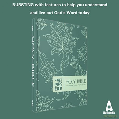 ERV Holy Bible Hardback Floral, Anglicized, (Easy-to-Read Version) [KSIĄŻKA]