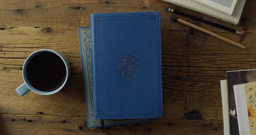ESV Large Print Personal Size Bible (TruTone, Deep Teal, Emblem Design): English Standard Version, Deep Teal, Trutone, Emblem Design, Personal Size [KSIĄŻKA]