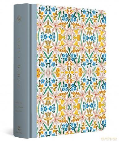 ESV Single Column Journaling Bible, Artist Series (Cloth Over Board, Jessica Bush, Flourish) [KSIĄŻKA]