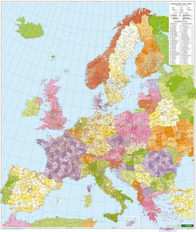 European by district 1:3.7m, metal-b [KSIĄŻKA]