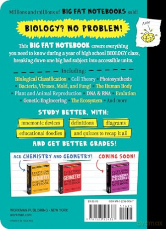 Everything You Need to Ace Biology in One Big Fat Notebook (Big Fat Notebooks) [KSIĄŻKA]