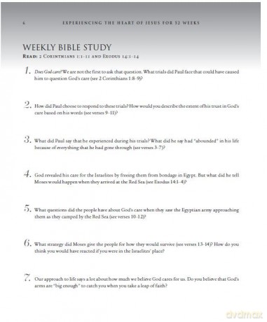 Experiencing the Heart of Jesus for 52 Weeks Revised and Updated: A Year-Long Bible Study (Life Lessons Bible Study) - Lucado Max [KSIĄŻKA]