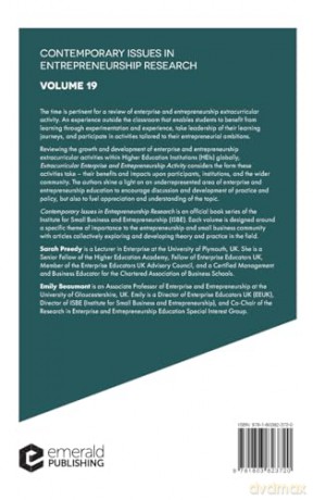 Extracurricular Enterprise and Entrepreneurship Activity: A Global and Holistic Perspective: 19 (Contemporary Issues in Entrepreneurship Research, 19) - Sarah Preedy [KSIĄŻKA]
