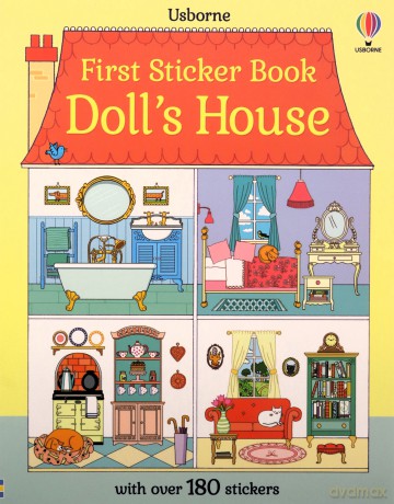 First Sticker Book Doll's House (First Sticker Books) - Abigail Wheatley [KSIĄŻKA]