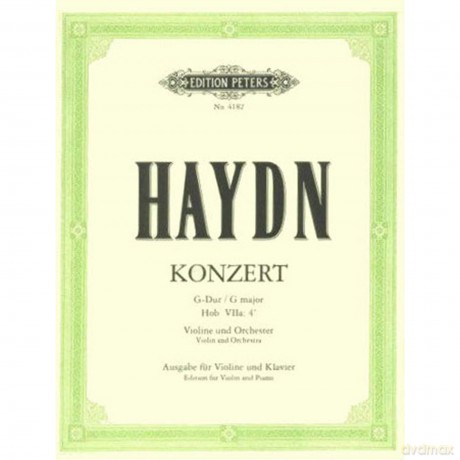 Franz Joseph Haydn: Violin Concerto No.2 In G: Violin: Instrumental Work - Joseph Haydn [KSIĄŻKA]