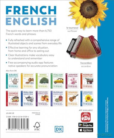 French English Bilingual Visual Dictionary (DK Bilingual Visual Dictionaries) [KSIĄŻKA]