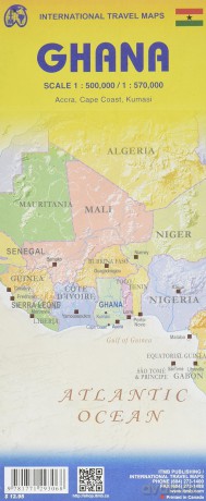 Ghana itm r/v (r): A Travellers Reference Map - Itmb [KSIĄŻKA]