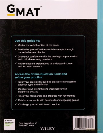 GMAT Official Guide Verbal Review 2024-2025: Book + Online Question Bank [KSIĄŻKA]