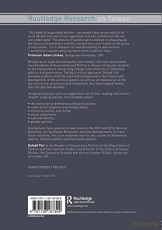 Government and Politics in Taiwan (Routledge Research on Taiwan Series) - Dafydd Fell [KSIĄŻKA]
