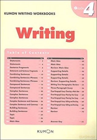 Grade 4 Writing (Kumon Writing Workbooks) - Kumon [KSIĄŻKA]
