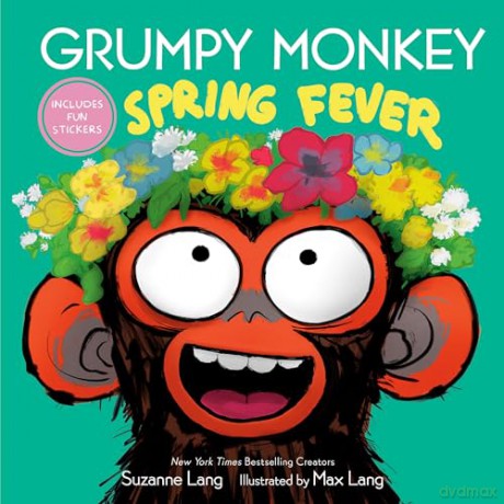 Grumpy Monkey Spring Fever: Includes Fun Stickers! - Suzanne Lang [KSIĄŻKA]