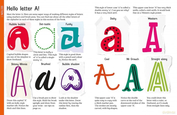 Hand Lettering: the A-Z Way - Elizabeth Golding [KSIĄŻKA]