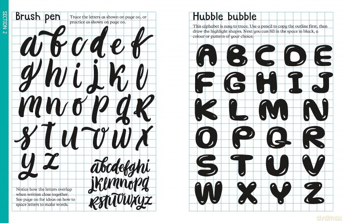 Hand Lettering: the A-Z Way - Elizabeth Golding [KSIĄŻKA]