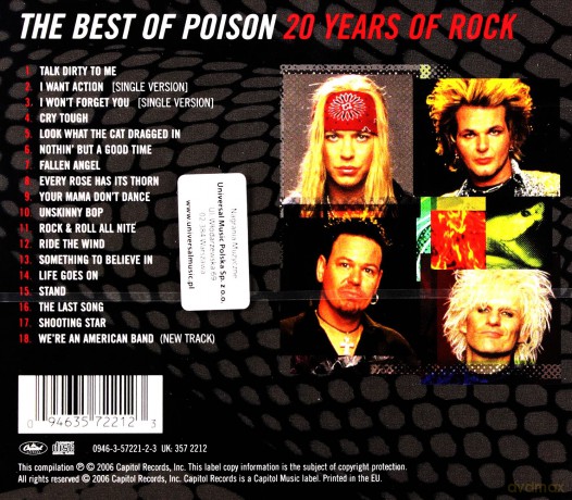 Poison: The Best Of. 20 Years Of Rock [CD]