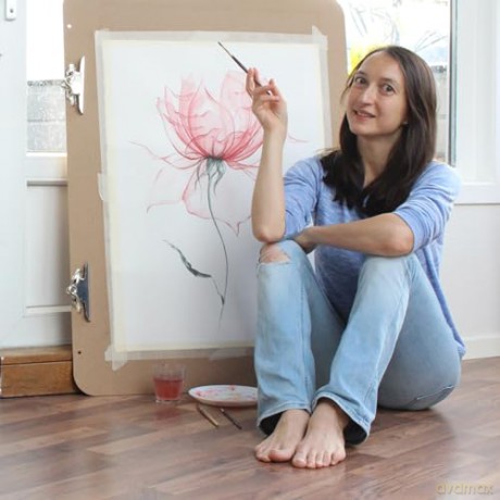 How to Paint Transparent Watercolour Flowers - Olga Koelsch [KSIĄŻKA]