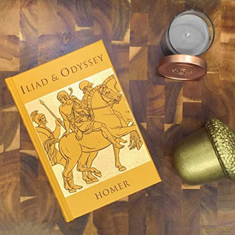 Iliad and Odyssey (Leather-bound Classics) - Homer [KSIĄŻKA]