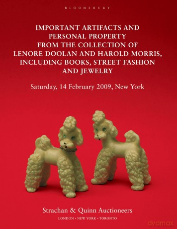 Important Artifacts and Personal Property from the Collection of Lenore Doolan and Harold Morris: Including Books, Street Fashion and Jewelry - Leanne Shapton [KSIĄŻKA]