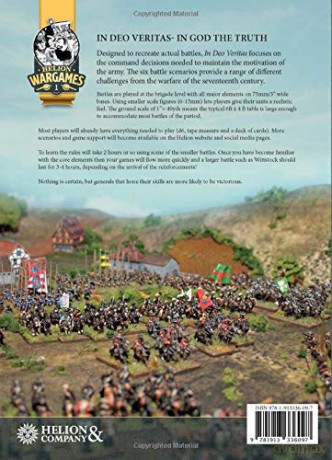 In Deo Veritas: Fast Play Rules for Exciting Seventeenth Century Battles (Helion Wargames) - P Garton [KSIĄŻKA]
