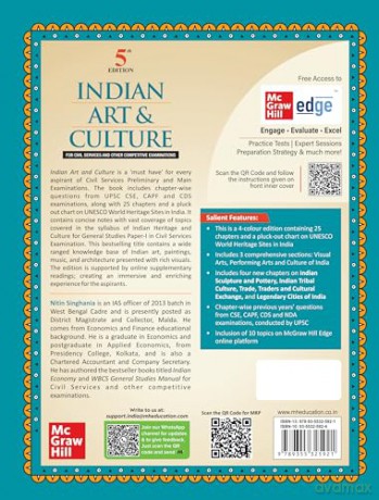 Indian Art And Culture: For Civil Services and other Competitive Examinations - Nitin Singhania [KSIĄŻKA]