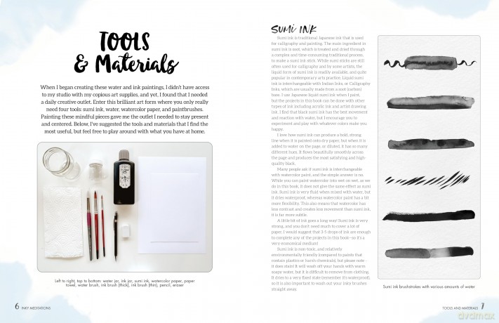 Inky Meditations: Learn to Create Mindful Mesmerizing Paintings with Water and Ink\ - Inky [KSIĄŻKA]