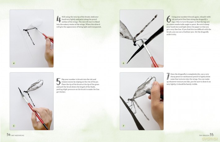 Inky Meditations: Learn to Create Mindful Mesmerizing Paintings with Water and Ink\ - Inky [KSIĄŻKA]