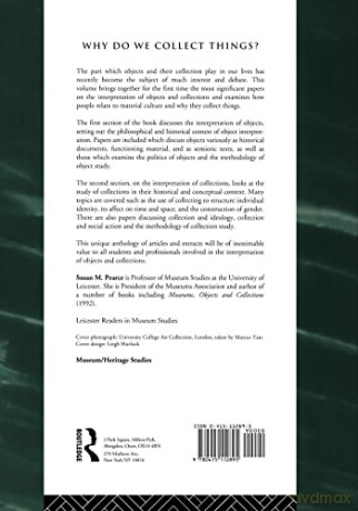 Interpreting Objects and Collections (Leicester Readers in Museum Studies) - Susan Pearce [KSIĄŻKA]