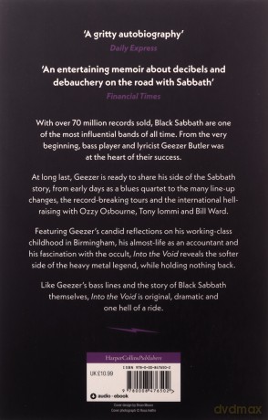 Into the Void: The new autobiography from Geezer Butler, bassist and lyricist of heavy metal music pioneers Black Sabbath - Geezer Butler [KSIĄŻKA]
