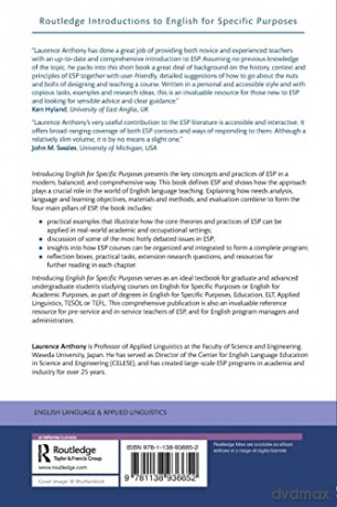 Introducing English for Specific Purposes (Routledge Introductions to English for Specific Purposes) - Laurence Anthony [KSIĄŻKA]