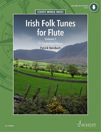 Irish Folk Tunes for Flute: 71 Traditional Pieces (Schott World Music) - Patrick Steinbach [KSIĄŻKA]