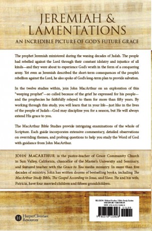 Jeremiah and Lamentations: Judgment and Grace (MacArthur Bible Studies) - Macarthur John F. [KSIĄŻKA]