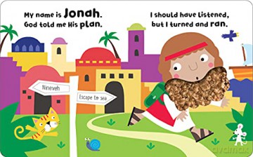 Jonah and the Big Fish with Touch and Feel (Padded Board Book) - Inspirational Gift Idea, Perfect for Sunday School Prizes, Christenings and More - Katherine Walker [KSIĄŻKA]