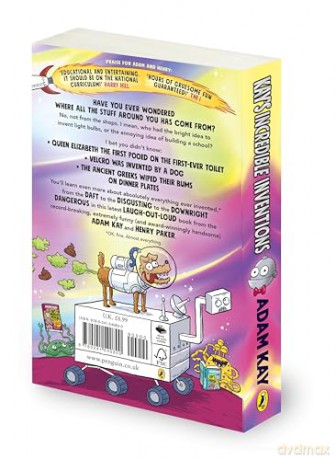 Kay's Incredible Inventions: A fascinating and fantastically funny guide to inventions that changed the world (and some that definitely didn't) - Adam Kay [KSIĄŻKA]