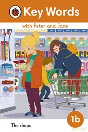 Key Words with Peter and Jane Level 1b - The Shops - Ladybird [KSIĄŻKA]
