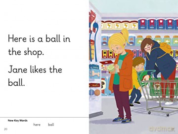 Key Words with Peter and Jane Level 1b - The Shops - Ladybird [KSIĄŻKA]