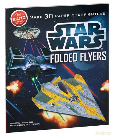 Klutz Star Wars Folded Flyers: Make 30 Paper Starfighters Craft Kit - Harper Ben [KSIĄŻKA]