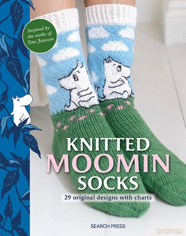 Knitted Moomin Socks: 29 original designs with charts - Linda Permanto [KSIĄŻKA]