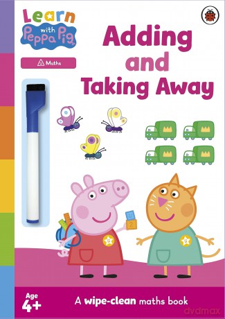 Learn with Peppa: Adding and Taking Away wipe-clean activity book - Peppa Pig [KSIĄŻKA]