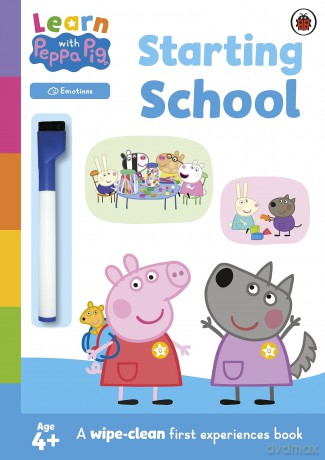 Learn with Peppa: Starting School wipe-clean activity book - Peppa Pig [KSIĄŻKA]