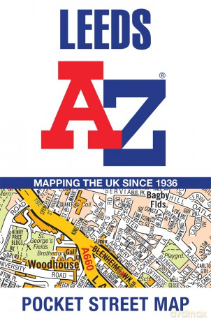 Leeds A-Z Pocket Street Map - A-Z Maps [KSIĄŻKA]