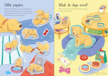 Little First Stickers Dogs and Puppies - Kristie Pickersgill [KSIĄŻKA]
